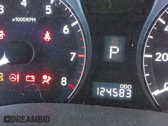 2010 Lexus RX 350 with VIN 2T2BK1BA8AC020482, listed as a IAAI auction lot 41807927 with 124,583 mi miles and . Bid and sale history available at DreamBid. Image 7.