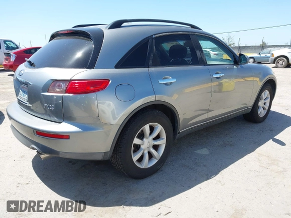 2005 Infiniti FX z VIN JNRAS08W05X216386, wystawiony jako IAAI lot #42346579 z przebiegiem 183 130 mil mil oraz . Historia ofert i sprzedaży dostępna na DreamBid. Obrazek 4.