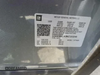 2021 GMC Acadia SLE z VIN 1GKKNKLA3MZ153245, wystawiony jako Copart lot #53578215 z przebiegiem 83 642 mil mil oraz Szkody całkowita. Historia ofert i sprzedaży dostępna na DreamBid. Obrazek 13.