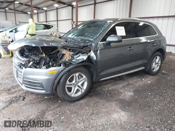 2018 Audi Q5 Premium Plus with VIN WA1BNAFY4J2163960, listed as a IAAI auction lot 41758638 with 59,803 mi miles. Bid and sale history available at carsss.com. Image 2.
