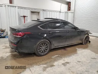 2018 Genesis G80 Sport z VIN KMHGN4JB9JU248356, wystawiony jako Copart lot #48668985 z przebiegiem 133 495 mil mil oraz Nie do naprawy • Non repairable. Historia ofert i sprzedaży dostępna na DreamBid. Obrazek 3.