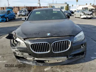 2014 BMW 7 Series 740Li with VIN WBAYE4C52ED137716, listed as a Copart auction lot 46108955 with 82,873 mi miles and Salvage Title. Bid and sale history available at carsss.com. Image 5.