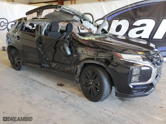 2022 Mitsubishi Outlander Sport ES with VIN JA4APUAU2NU020771, listed as a Copart auction lot 88213845 with 61,513 mi miles and Clean Title. Bid and sale history available at carsss.com. Image 4.
