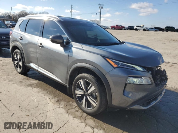 2022 Nissan Rogue SL with VIN 5N1BT3CA0NC714119, listed as a Copart auction lot 86269184 with 35,615 mi miles and Salvage Title. Bid and sale history available at DreamBid. Image 4.