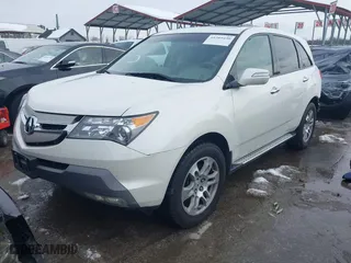2008 Acura MDX Tech Pkg with VIN 2HNYD28398H519437, listed as a IAAI auction lot 41289430 with 135,561 mi miles. Bid and sale history available at carsss.com. Image 18.