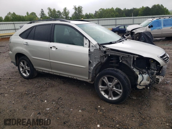 2006 Lexus RX 400h with VIN JTJGW31U660002194, listed as a Copart auction lot 56718845 with 160,858 mi miles and Salvage title. Bid and sale history available at DreamBid. Image 4.