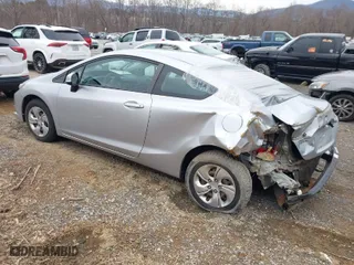 2013 Honda Civic Cpe LX with VIN 2HGFG3A59DH518192, listed as a IAAI auction lot 41652389 with 138,257 mi miles. Bid and sale history available at carsss.com. Image 3.