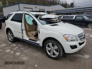 2011 Mercedes-Benz M 350 with VIN 4JGBB8GB9BA739045, listed as a Copart auction lot 50986645 with Not Provided miles and Salvage Title. Bid and sale history available at DreamBid. Image 4.