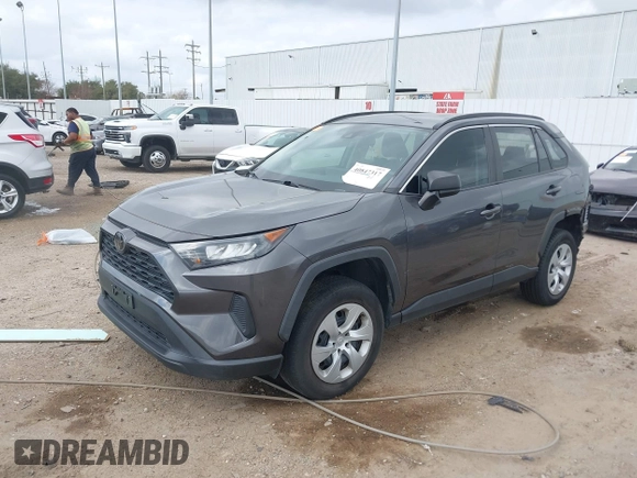 2020 Toyota RAV4 LE with VIN 2T3H1RFV0LW072095, listed as a IAAI auction lot 40847317 with 59,499 mi miles. Bid and sale history available at carsss.com. Image 2.