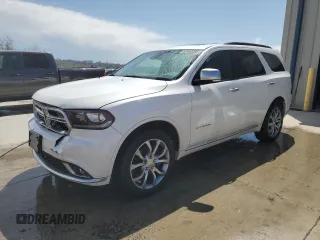 2017 Dodge Durango Citadel with VIN 1C4RDJEG7HC677399, listed as a Copart auction lot 52462005 with 160,770 mi miles and Salvage title. Bid and sale history available at DreamBid. Image 1.