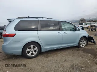 2015 Toyota Sienna LE AAS with VIN 5TDKK3DC0FS682599, listed as a Copart auction lot 45559945 with 66,031 mi miles and Salvage Title. Bid and sale history available at carsss.com. Image 3.