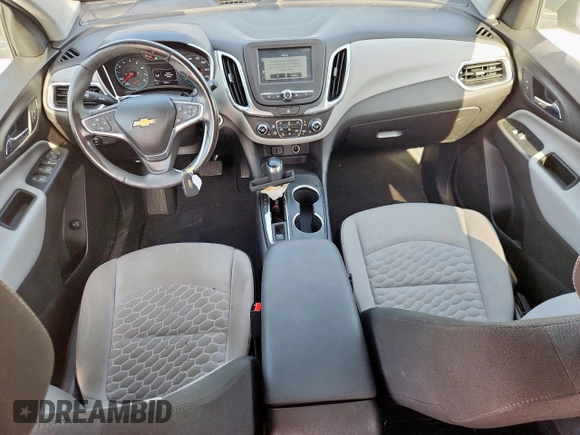 2018 Chevrolet Equinox LT with VIN 3GNAXJEV7JS592122, listed as a Copart auction lot 59897695 with 41,444 mi miles and Salvage title. Bid and sale history available at DreamBid. Image 8.