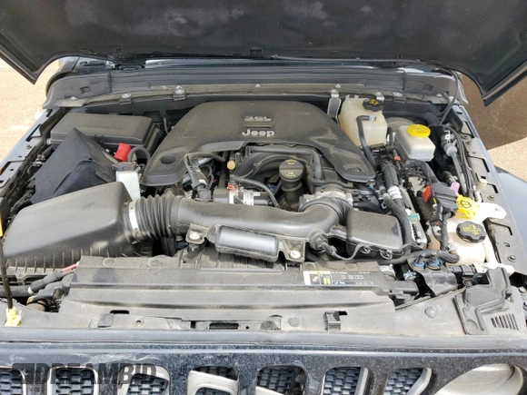 2020 Jeep Wrangler Unlimited Sahara с VIN 1C4HJXEG9LW243287, выставлен на аукционе Copart как лот 55729585 с пробегом 56 913 миль миль и Списание • Salvage title. История ставок и продаж доступна на DreamBid. Изображение 12.