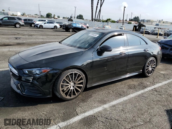 2022 Mercedes-Benz CLA 35 AMG with VIN W1K5J5BB8NN303431, listed as a Copart auction lot 72094494 with 39,917 mi miles and Salvage Title. Bid and sale history available at DreamBid. Image 1.