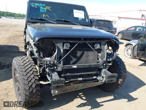2021 Jeep Wrangler Unlimited Sport S with VIN 1C4HJXDNXMW646194, listed as a IAAI auction lot 42243169 with 44,237 mi miles and . Bid and sale history available at DreamBid. Image 12.