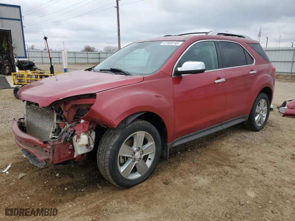 2013 Chevrolet Equinox LTZ with VIN 2GNFLGE30D6112461, listed as a Copart auction lot 47559745 with 177,607 mi miles and Salvage Title. Bid and sale history available at carsss.com. Image 1.