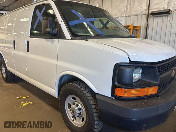 2014 Chevrolet Express Cargo with VIN 1GCWGFCG7E1132515, listed as a IAAI auction lot 42729868 with 179,071 mi miles and . Bid and sale history available at DreamBid. Image 5.