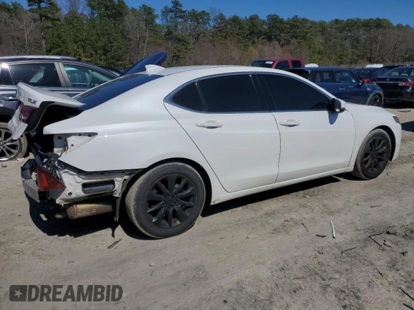 2015 Acura TLX with VIN 19UUB1F36FA015691, listed as a Copart auction lot 49980945 with 116,896 mi miles and Salvage Title. Bid and sale history available at carsss.com. Image 3.