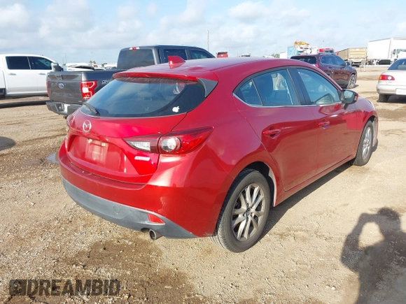 2014 Mazda 3 i Touring with VIN JM1BM1L78E1102689, listed as a IAAI auction lot 42376619 with 65,244 mi miles and . Bid and sale history available at DreamBid. Image 4.