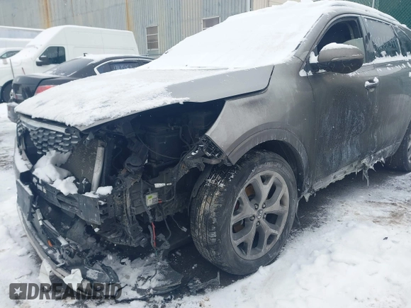 2019 Kia Sorento SX V6 with VIN 5XYPKDA58KG548822, listed as a IAAI auction lot 41606599 with 66,760 mi miles. Bid and sale history available at carsss.com. Image 6.