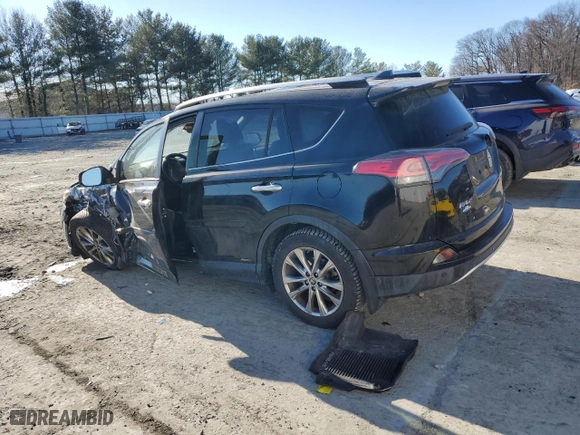 2016 Toyota RAV4 Hybrid Limited with VIN JTMDJREV9GD019205, listed as a Copart auction lot 42785055 with 0 mi miles and Salvage Title. Bid and sale history available at carsss.com. Image 2.