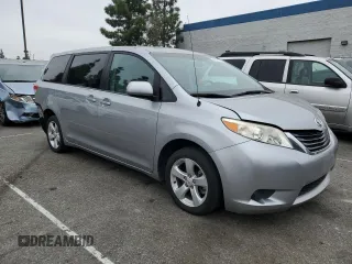 2012 Toyota Sienna with VIN 5TDKA3DC4CS014867, listed as a Copart auction lot 43191655 with 169,517 mi miles and Salvage Title. Bid and sale history available at DreamBid. Image 4.