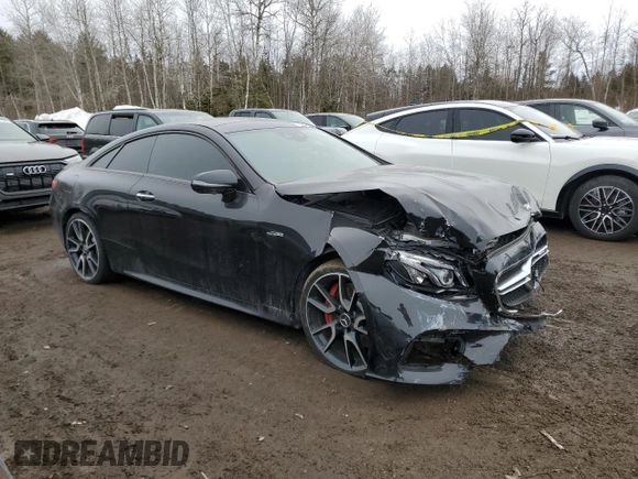 2019 Mercedes-Benz E-Class AMG E 53 with VIN WDD1J6BB3KF082136, listed as a Copart auction lot 46835105 with 0 mi miles and Salvage Title. Bid and sale history available at carsss.com. Image 4.