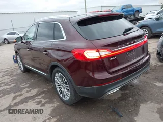 2017 Lincoln MKX Reserve with VIN 2LMPJ6LR1HBL43659, listed as a IAAI auction lot 41480654 with 100,677 mi miles. Bid and sale history available at carsss.com. Image 3.