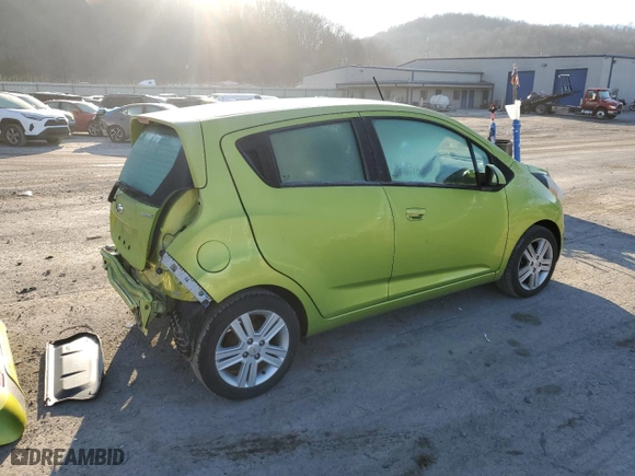 2013 Chevrolet Spark LS with VIN KL8CB6S94DC536078, listed as a Copart auction lot 48231305 with 71,340 mi miles and Salvage Title. Bid and sale history available at carsss.com. Image 3.