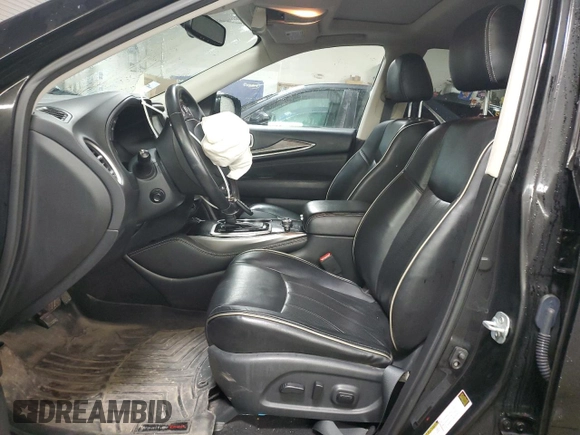 2017 Infiniti QX60 with VIN 5N1DL0MM7HC550677, listed as a Copart auction lot 50781605 with 87,274 mi miles and Salvage Title. Bid and sale history available at DreamBid. Image 7.