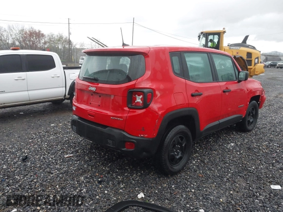 2021 Jeep Renegade Jeepster with VIN ZACNJDAB8MPM44251, listed as a IAAI auction lot 41883917 with 22,824 mi miles and . Bid and sale history available at DreamBid. Image 4.