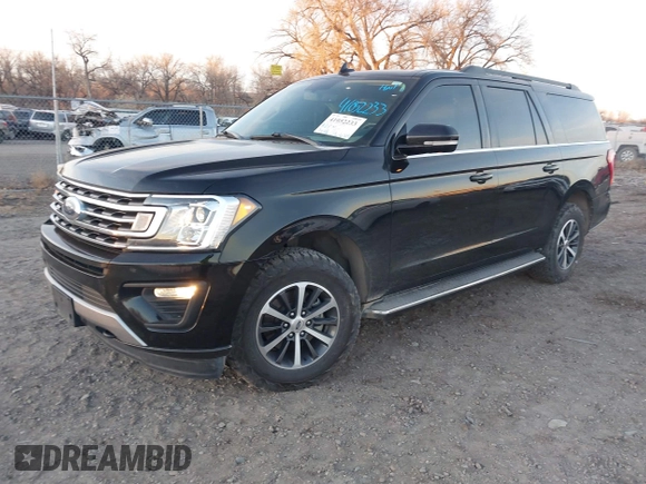 2018 Ford Expedition Max XLT with VIN 1FMJK1JT3JEA34964, listed as a IAAI auction lot 41052233 with 92,156 mi miles and . Bid and sale history available at DreamBid. Image 2.