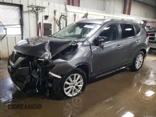 2020 Nissan Rogue S with VIN JN8AT2MV4LW109497, listed as a Copart auction lot 46828255 with 75,407 mi miles and Salvage Title. Bid and sale history available at carsss.com. Image 1.