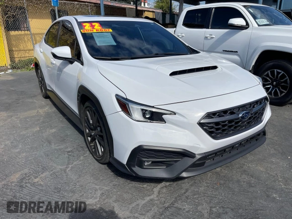 2022 Subaru WRX GT with VIN JF1VBAU60N8028755, listed as a Copart auction lot 50240085 with 15,177 mi miles and Clean title. Bid and sale history available at DreamBid. Image 1.