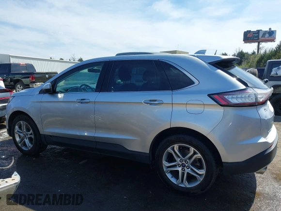 2017 Ford Edge Titanium with VIN 2FMPK4K93HBB89924, listed as a IAAI auction lot 41901181 with 108,619 mi miles. Bid and sale history available at carsss.com. Image 14.