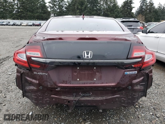 2018 Honda Clarity with VIN JHMZC5F10JC023952, listed as a Copart auction lot 87319574 with 43,935 mi miles and Salvage Title. Bid and sale history available at DreamBid. Image 6.