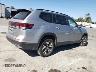 2024 Volkswagen Atlas SE with VIN 1V2DR2CAXRC527996, listed as a Copart auction lot 74796794 with 18,934 mi miles and Salvage title. Bid and sale history available at DreamBid. Image 3.