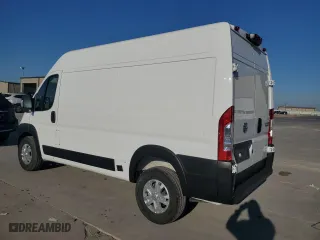 2024 Ram ProMaster Cargo Van Tradesman with VIN 3C6LRVCG6RE119112, listed as a Copart auction lot 83451864 with 3,941 mi miles and Salvage Title. Bid and sale history available at carsss.com. Image 2.