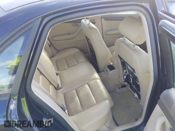 2003 Audi A4 1.8T with VIN WAULC68E93A352772, listed as a IAAI auction lot 41241820 with 49,680 mi miles. Bid and sale history available at carsss.com. Image 8.