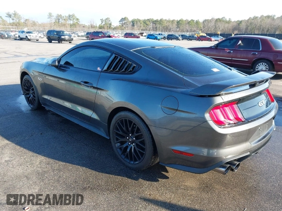 2018 Ford Mustang GT with VIN 1FA6P8CF9J5105490, listed as a IAAI auction lot 41222269 with 80,592 mi miles and . Bid and sale history available at DreamBid. Image 3.
