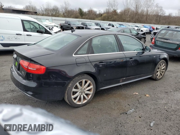 2014 Audi A4 Premium с VIN WAUBFAFL0EN017211, выставлен на аукционе Copart как лот 51693065 с пробегом 178 412 миль миль и На запчасти • Non repairable. История ставок и продаж доступна на DreamBid. Изображение 3.