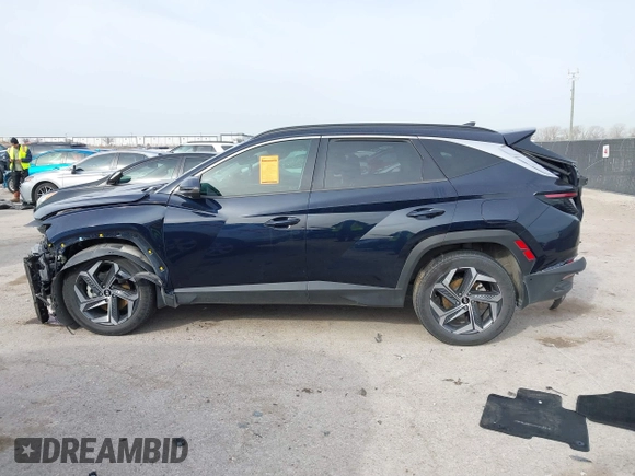 2022 Hyundai Tucson Limited with VIN KM8JECAE7NU060192, listed as a IAAI auction lot 41734855 with 86,100 mi miles. Bid and sale history available at carsss.com. Image 14.