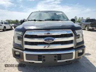2015 Ford F-150 XLT with VIN 1FTEW1EF7FFB97309, listed as a Copart auction lot 53818015 with 121,641 mi miles and Salvage Title. Bid and sale history available at carsss.com. Image 5.