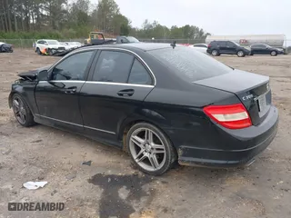 2009 Mercedes-Benz C-Class 3.0L Sport with VIN WDDGF54X59R050814, listed as a IAAI auction lot 41354847 with 144,945 mi miles. Bid and sale history available at carsss.com. Image 3.
