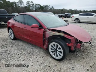 2023 Tesla Model 3 Long Range with VIN 5YJ3E1EB9PF471347, listed as a Copart auction lot 46281835 with Not Provided miles and Salvage Title. Bid and sale history available at DreamBid. Image 4.