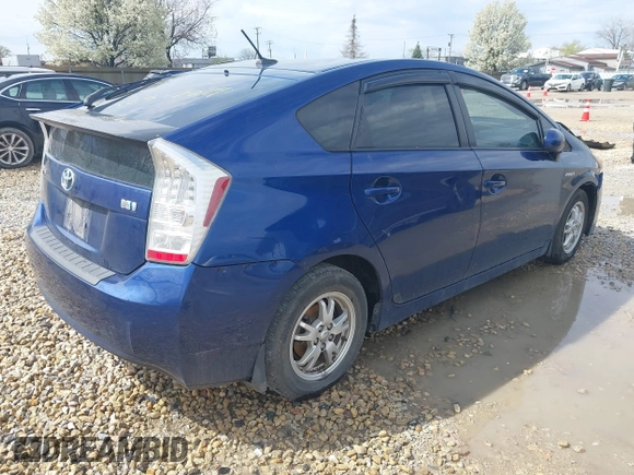 2011 Toyota Prius I with VIN JTDKN3DU2B5315803, listed as a IAAI auction lot 42092280 with 235,799 mi miles. Bid and sale history available at carsss.com. Image 4.