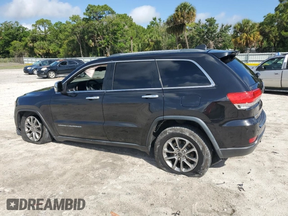 2015 Jeep Grand Cherokee Limited with VIN 1C4RJFBG0FC651055, listed as a Copart auction lot 51355835 with 123,374 mi miles and Salvage Title. Bid and sale history available at carsss.com. Image 2.