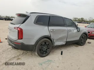 2022 Kia Telluride SX with VIN 5XYP5DHC4NG212410, listed as a Copart auction lot 49376975 with 48,905 mi miles and Salvage Title. Bid and sale history available at carsss.com. Image 3.