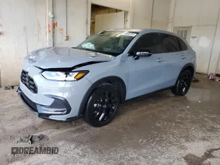 2024 Honda HR-V Sport z VIN 3CZRZ2H5XRM771983, wystawiony jako Copart lot #58009755 z przebiegiem 9 124 mil mil oraz Szkoda całkowita • Salvage title. Historia ofert i sprzedaży dostępna na DreamBid. Obrazek 1.
