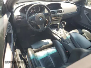 2005 BMW 6 Series 645Ci with VIN WBAEK73445B323824, listed as a Copart auction lot 63038544 with 120,496 mi miles and Salvage Title. Bid and sale history available at carsss.com. Image 8.